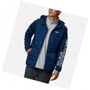 Bluza z Kapturem Columbia PFG Terminal Hybrid Insulated Męskie Ciemny Szare | 32CVHPAOG