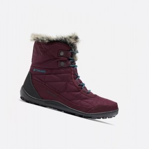 Buty Zimowe Columbia Minx Shorty III Damskie Fioletowe Niebieskie | 82NIFAKPM