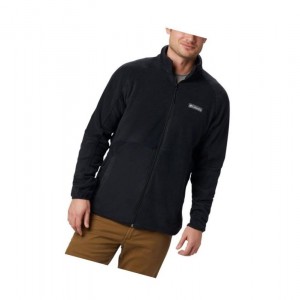 Kurtki Columbia Basin Trail Full Zip Fleece Tall Męskie Czarne | 07PVBRYFG