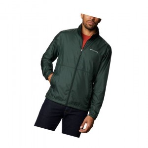 Kurtki Columbia Creekview Windbreaker Męskie Zielone | 16PJQYMIN