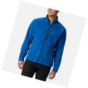 Kurtki Columbia Fast Trek II Full Zip Fleece Męskie Głęboka Indygo | 96VDMKOBP